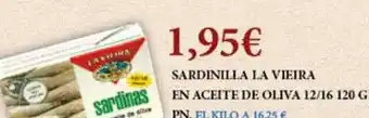 Claudio Sardinilla la vieira en aceite de oliva oferta