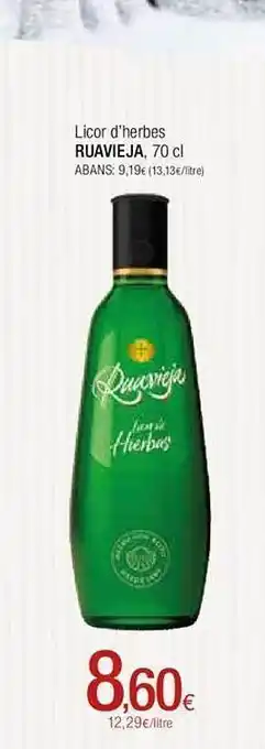 Condis Licor d'herbes ruavieja oferta