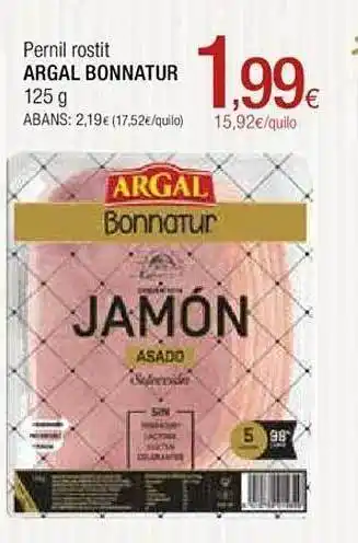 Condis Pernil rostit argal bonnatur oferta