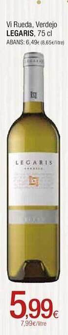 Condis Vi rueda, verdejo legaris oferta