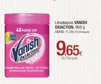 Condis Llevataques vanish oxiaction oferta