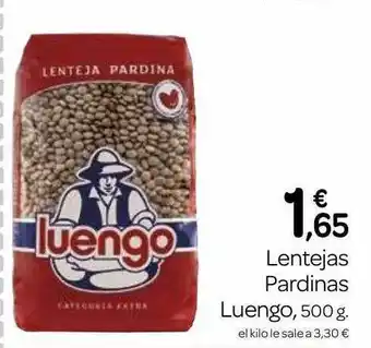 Supermercados El Jamón Lentejas pardinas luengo oferta