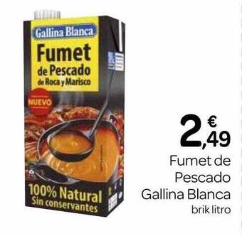 Supermercados El Jamón Fumet de pescado gallina blanca oferta
