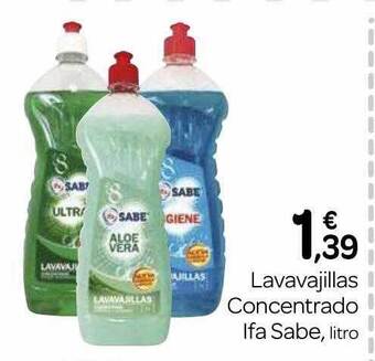 Supermercados El Jamón Lavavajillas concentrado ifa sabe oferta