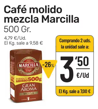 AhorraMas Cafè molido mezcla Marcilla 500gr oferta