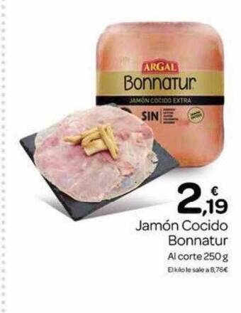Supermercados El Jamón Jamón cocido bonnatur oferta