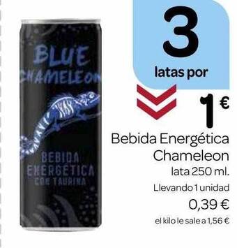 Supermercados El Jamón Bebida energética chameleon oferta