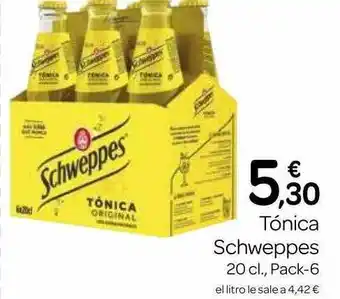 Supermercados El Jamón Tónica schweppes oferta