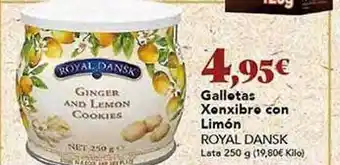 Gadis Galletas xenxibre con limón royal dansk oferta