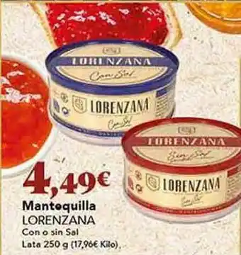 Gadis Mantequilla lorenzana oferta