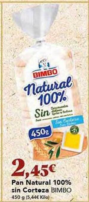 Gadis Pan natural 100% sin corteza bimbo oferta