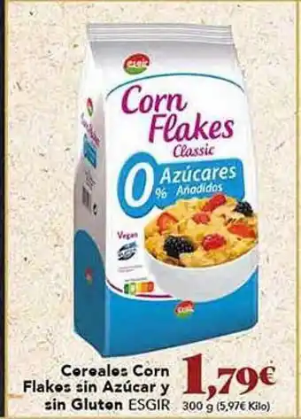 Gadis Cereales corn flakes sin azúcar y sin gluten esgir oferta