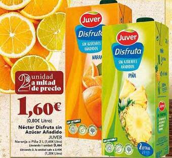 Gadis Néctar disfruta sin azúcar añadido juver oferta