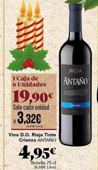 Gadis Vino d.o. rioja tinto crianza antaño oferta