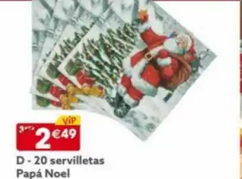 GiFi 20 servilletas papá noel oferta