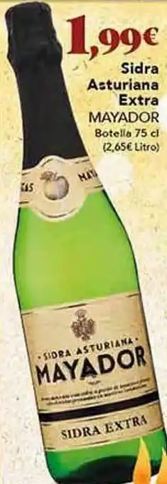 Gadis Sidra asturiana extra mayador oferta