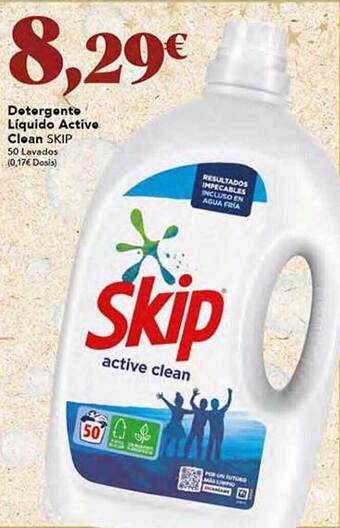 Gadis Detergente liquido active clean skip oferta