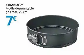 IKEA Strandfly motlle desmuntable gris fosc 22cm oferta