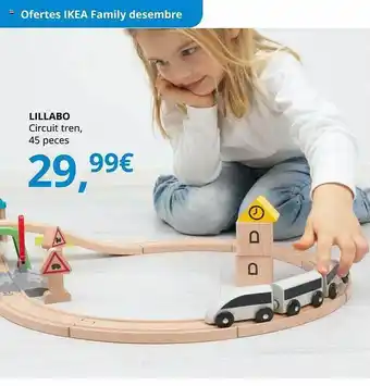 Lillabo circuit tren 45 peces