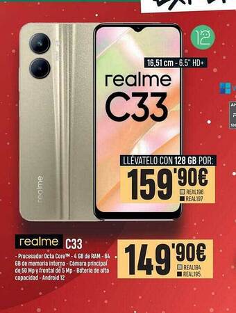 PCBox Realme c33 oferta
