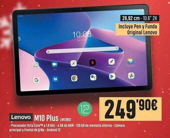 PCBox Lenovo m10 plus oferta