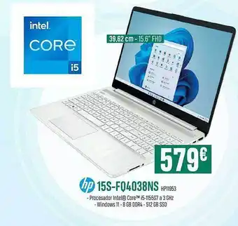 PCBox Hp 15s-fq4038ns oferta