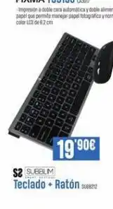 Beep 19.90€ $2 subblim teclado + ratón sz oferta