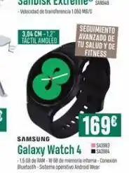 PCBox 3,04 cm-12 tactil amoled seguimiento avanzado de tu salud y de fitness **** 169€ samsung galaxy watch 4 sa3884 -1.5 gb oferta