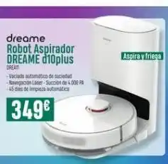 PCBox Dreame robot aspirador dreame d10plus dream -vaciado automatico de suciedad -navegación láser-succión de 4.000 pa -45 dias oferta