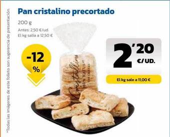 AhorraMas Pan cristalino precortado oferta