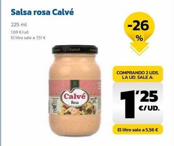 AhorraMas Salsa rosa calvé oferta