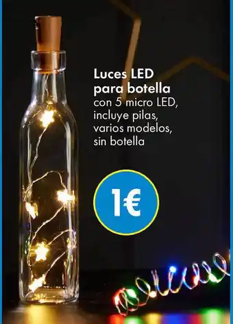 TEDi Luces led para botella oferta