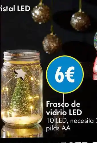 TEDi Frasco de vidrio led oferta