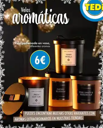 TEDi Vela perfumada en vaso oferta