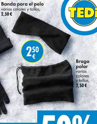 TEDi Banda para el pelo braga polar oferta