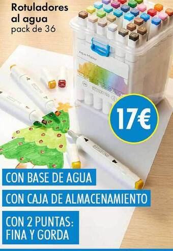 Rotuladores al agua