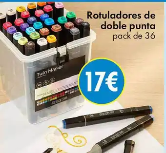 TEDi Rotuladores de doble punta oferta