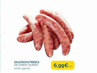 Cash Ecofamilia Salchicha fresca de cerdo oferta