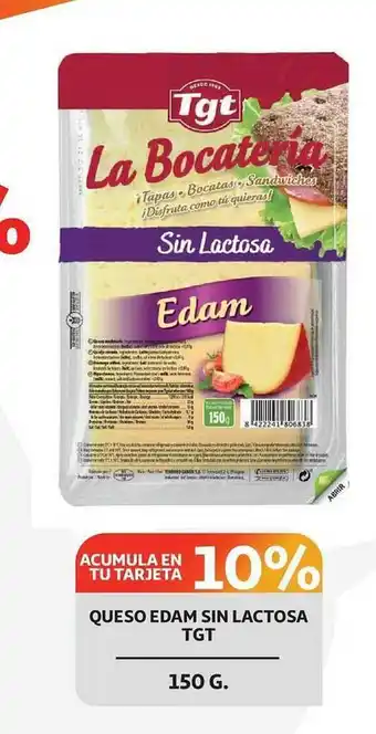 Alcampo Queso edam sin lactosa tgt oferta