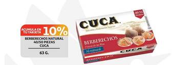 Alcampo Berberechos natural 40 50 piezas cuca oferta