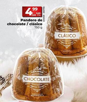 Dia Pandoro de chocolate clásico oferta