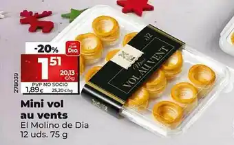 Dia Mini vol au vents el molino de dia oferta
