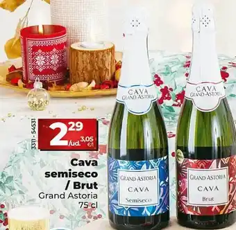 Dia Cava semiseco brut grand astoria oferta