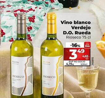 Dia Vino blanco verdejo d.o. rueda rioseco oferta