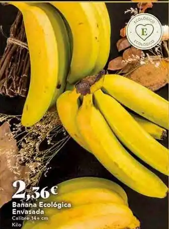 Gadis Banana ecológica envasada oferta