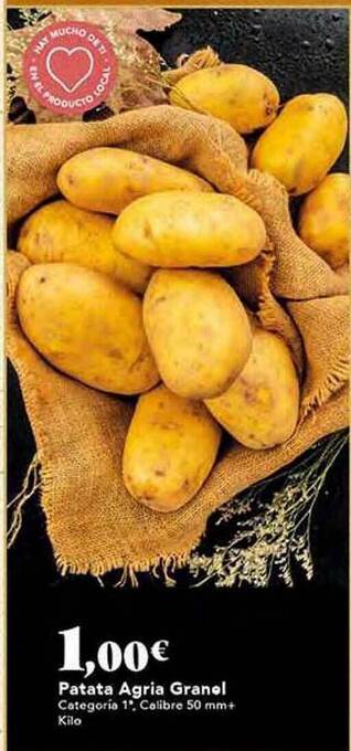 Gadis Patata agria granel oferta