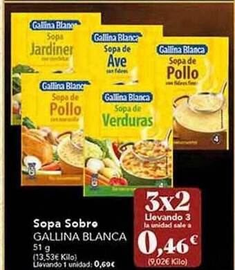 Gadis Sopa sobre gallina blanca oferta