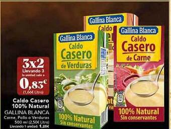 Gadis Caldo casero 100% natural gallina blanca oferta