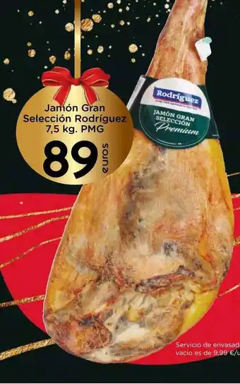Supermercados Piedra Jamón gran selección rodriguez 7.5kg oferta