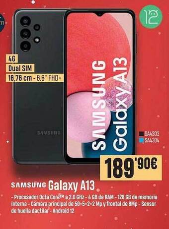 PCBox Samsung galaxy a13 oferta